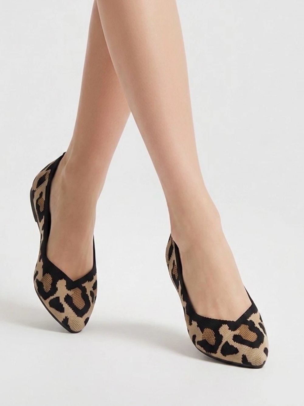 The MIA Lita Women's Animal Leopard Print Pointed Toe Flats size 8